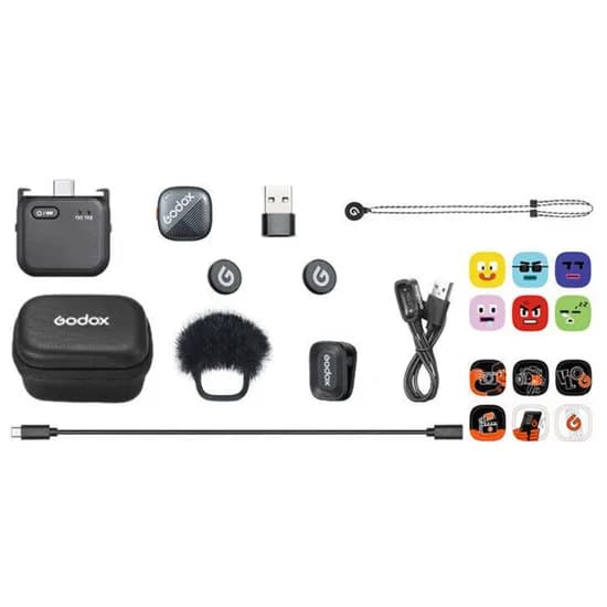 Microfone Godox CUBE-OP3 Kit 1 p/Dji Osmo Pocket 3