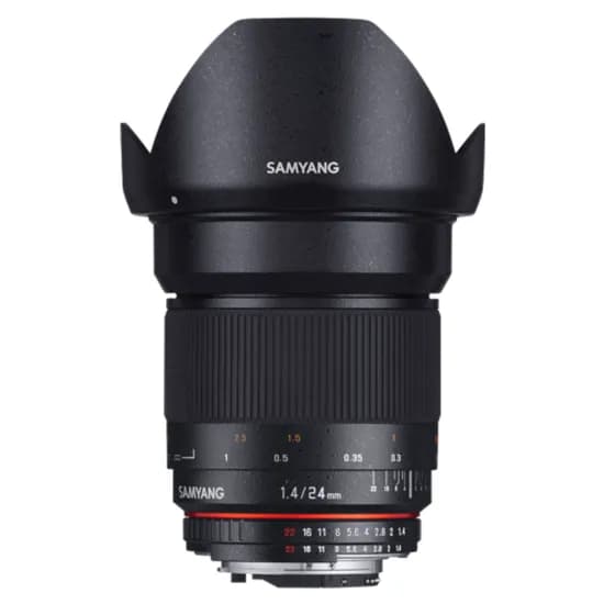Lente Samyang Panasonic MF 24MM F1.4 MFT FF DSLR