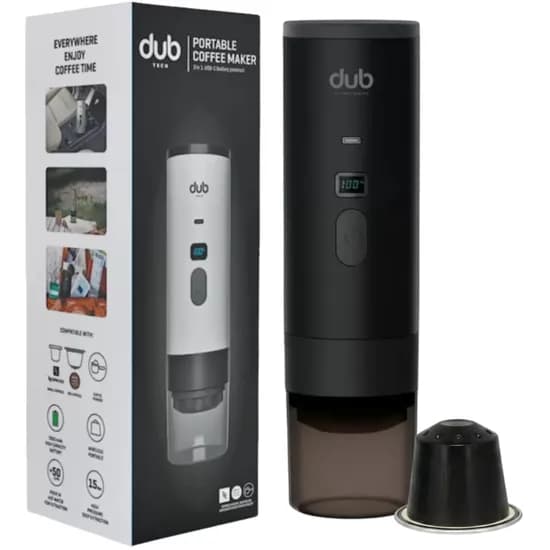 Cafeteira Portátil Dub DBCM 3 Em 1 USB-C - Black