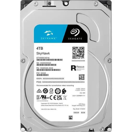 HD SATA3 4TB Seagate Skyhawk ST4000VX016 para Vigilância