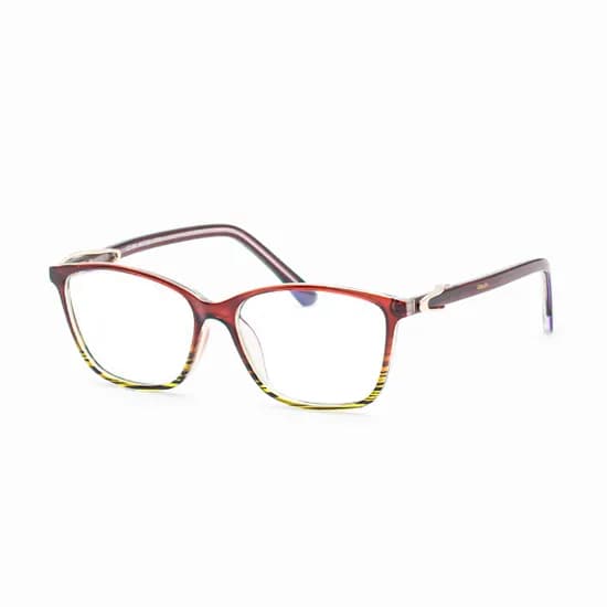 Armação para Óculos de Grau Visard 8321 C2 53-16-140MM - Marrom e Amarelo