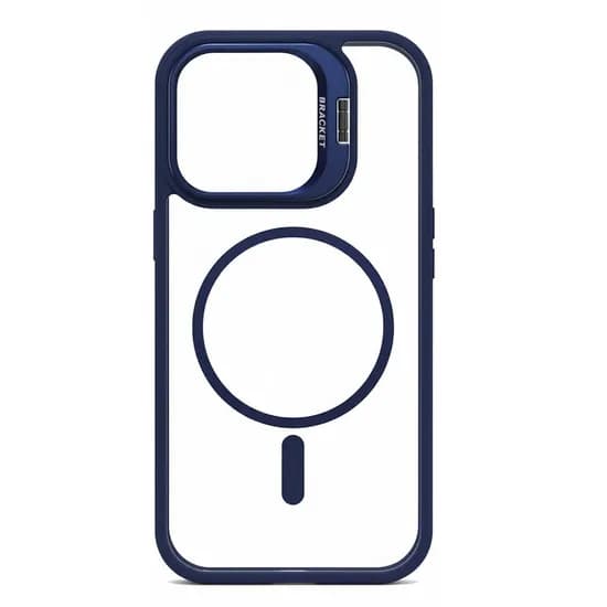 Capa Metal Stand para iPhone 16 Pro - Blue