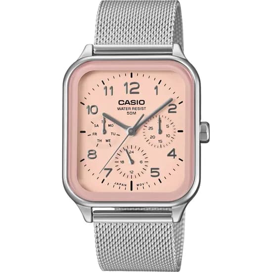 Relógio Casio MTP-M306M-4AVDF Masculino - Rosa/Prata