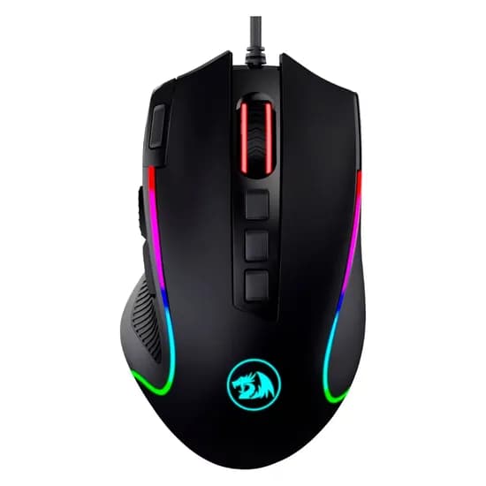 Mouse Gamer Redragon Predator RGB USB - Preto