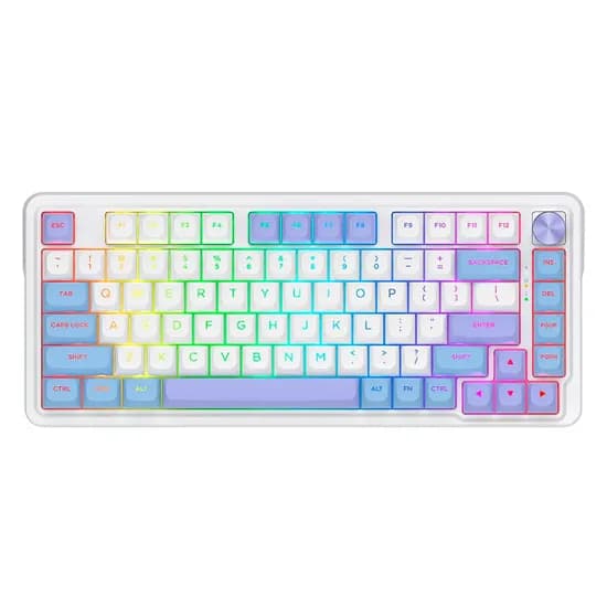 Taclado Gamer Redragon Ucal Magnetic K673WB RGB - Branco