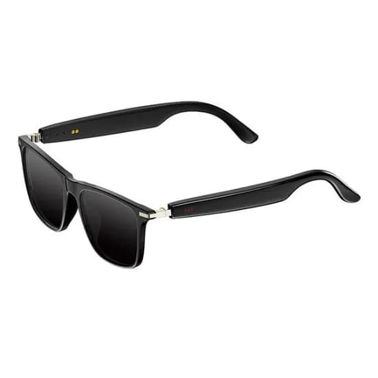 Oculos de Sol Smart Wireless Blulory Sunglasses M01S Ai com Bluetooth / USB Recarregável / 85MAH - Preto