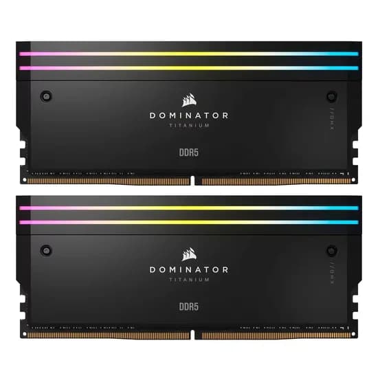 Memória Ram Corsair Dominator Titanium RGB 64GB (2X32GB) DDR5 6400MHZ - CMP64GX5M2B6400C32