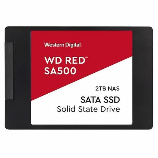 SSD Western Digital WD Red SA500, 2TB, 2.5", SATA 3, Leitura 560MB/s, Gravação 530MB/s, WDS200T2R0A