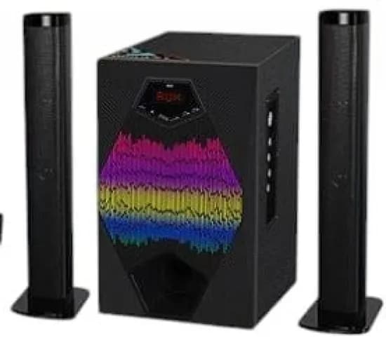 Caixa de Som Ailiang Satellite UF-5018-DT 2.1 Bluetooth com Subwoofer