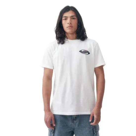 Remera Quiksilver Moda Global Heart Blanco