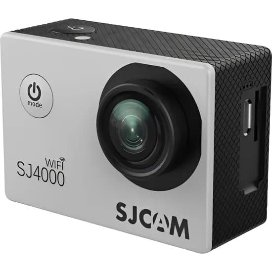 Câmera de Ação Sjcam SJ4000 4K Wifi - Prata + Carregador