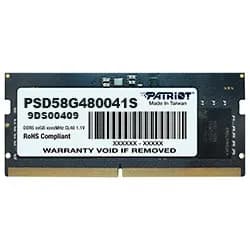 Memória Ram para Notebook Patriot Signature Line DDR5 8GB 4800MHZ - PSD58G480041S