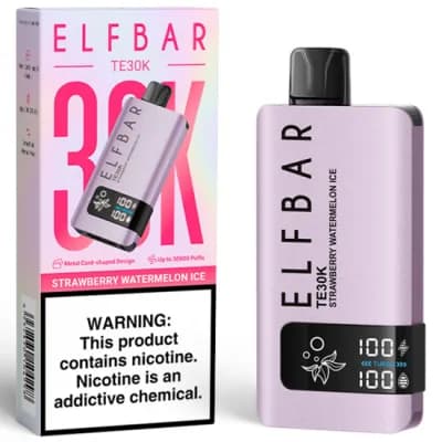 Vaper Descartavel Elfbar TE30K Strawberry Watermelon Ice 30000 Puffs