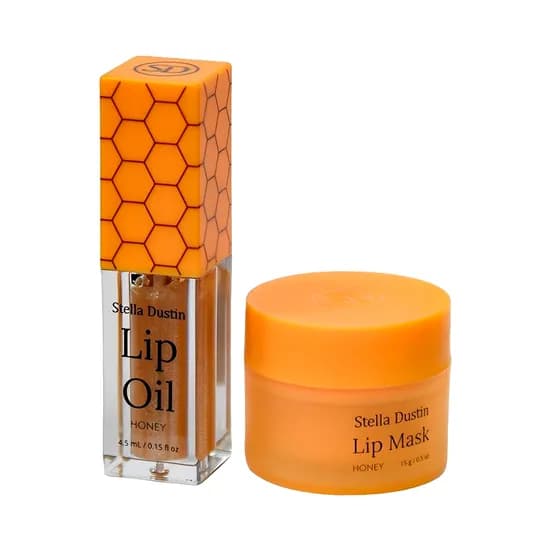 Kit Stella Dustin Honey Lip Oil + Mascarilla Labial