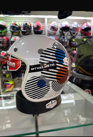 MT Casco Le Mans 2 SV Zero A4 L Orange Pearl