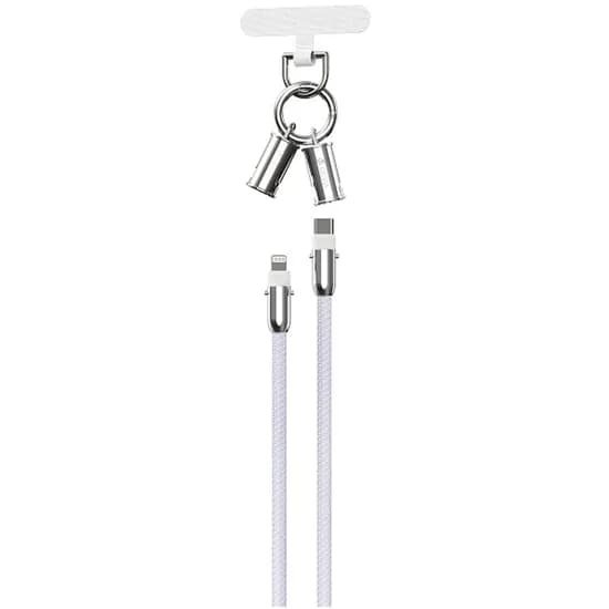 Cabo Devia EC658 2 En 1 USB-C A Lightning 27W 0.3M - Purple
