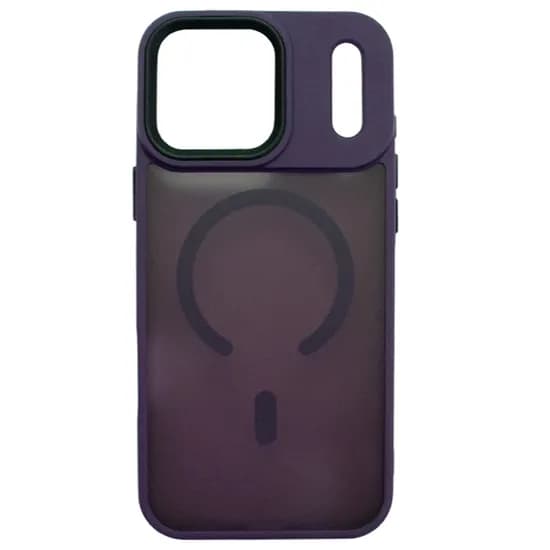 Capinha para iPhone 17 Pro Max Magsafe 3IN1 - Roxo/Transparente