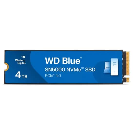 SSD M.2 Western Digital WD Blue SN5000 4TB Nvme PCI-Exp 4.0 - WDS400T4B0E