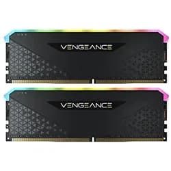 Memória Ram Corsair Vengeance RGB RS DDR4 64GB (2X32GB) 3600MHZ - Preto (CMG64GX4M2D3600C18)