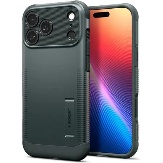 Capa Spigen iPhone 17 Pro Max Slim Armor Mag Fit ACS09673 - Abyss Green
