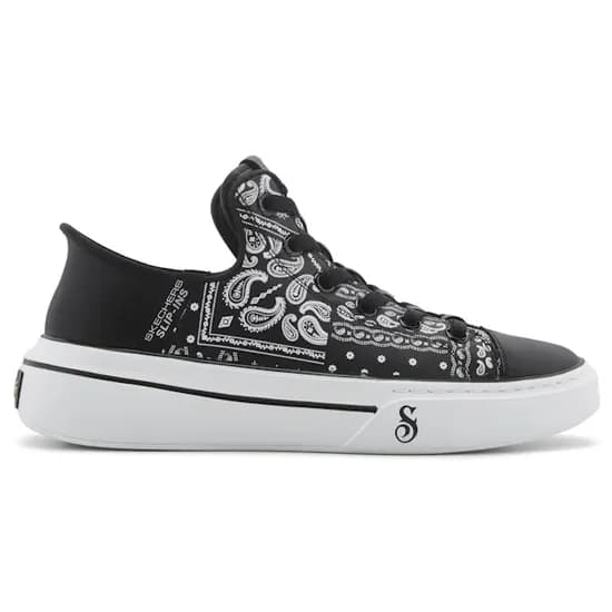 Calzado Casual Femenino Skechers Premium Leather Slip-Ins Snoop One – Double G BLKW