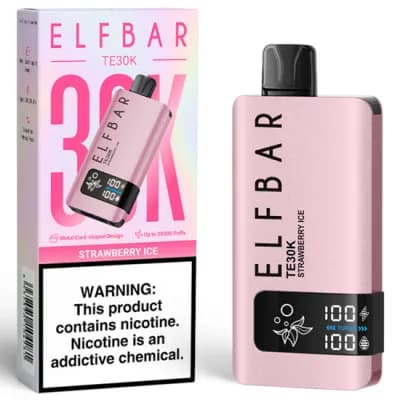 Vaper Descartavel Elfbar TE30K Strawberry Ice 30000 Puffs
