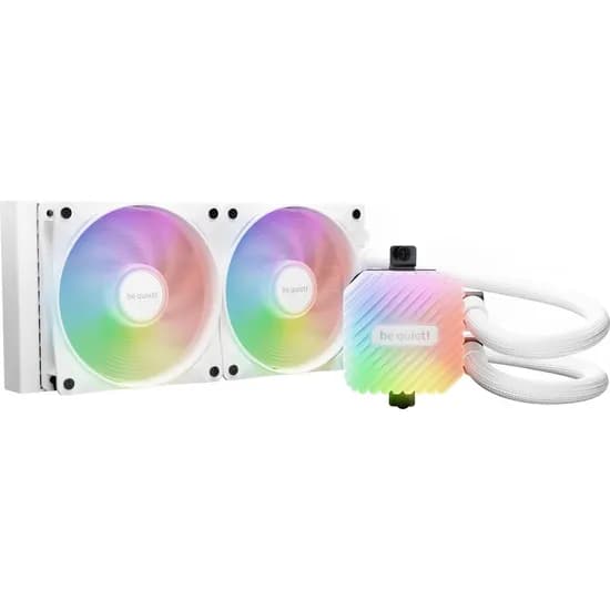 Cooler Líquido para Cpu Be Quiet! Silent Loop 240MM PWM BW021 2 Fans Argb - Branco
