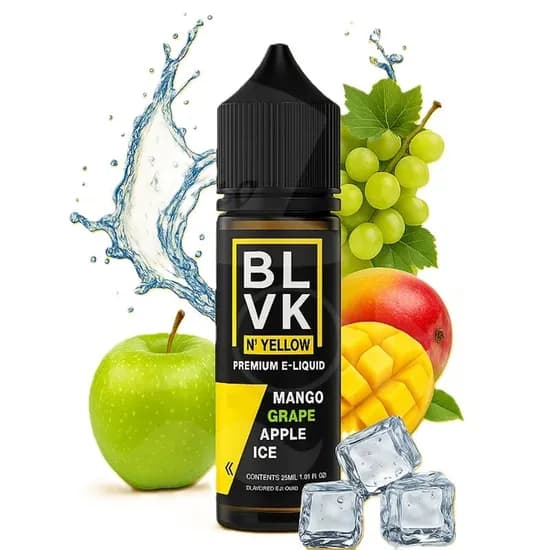 BLVK 60ML Uni Yellow Mango Grape Apple Ice 06MG