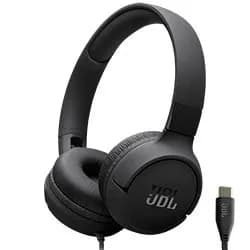 Fone de Ouvido JBL Tune 520C / com Fio - Preto