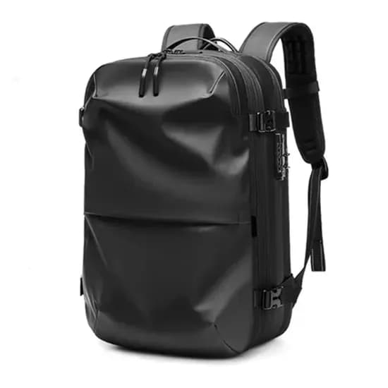 Mochila Impermeável com Sistema Airback (Compressão A Vácuo) - Black