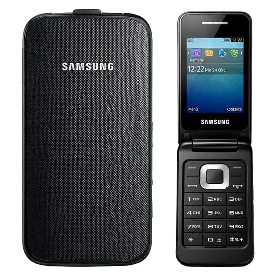 Celular Samsung Flip GT-C3520 Dual Sim Tela 2.4" - Preto