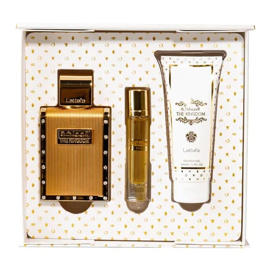 Lattafa Kit The King Man 100ML+12ML+Shower Gel