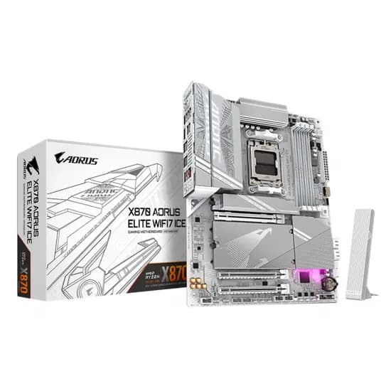 MB AM5 Gigabyte X870E Aorus Elite WIFI7 Ice/DDR5