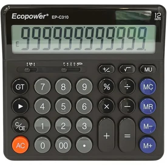Calculadora Ecopower EP-C310 - Preto
