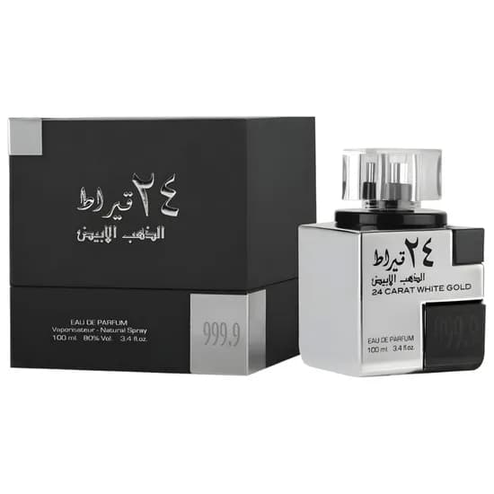 Perfume Unissex Lattafa 24 Carat White Gold Edp 100ML
