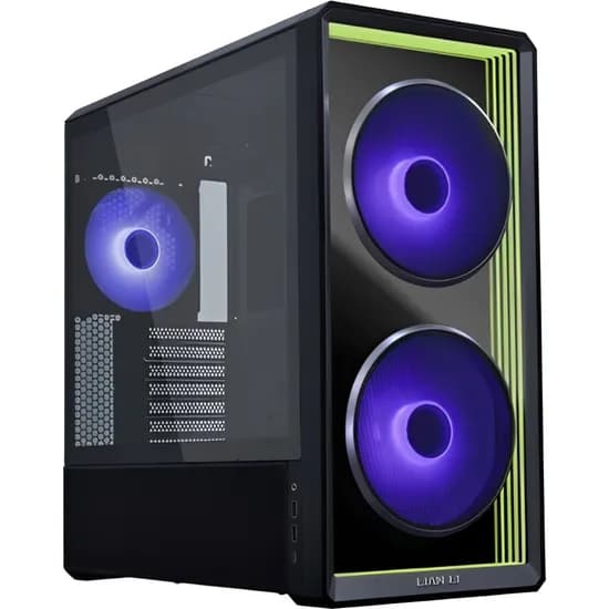 Gabinete Gamer Lian Li Lancool 217 Inf 3 Coolers Mid Tower - Preto