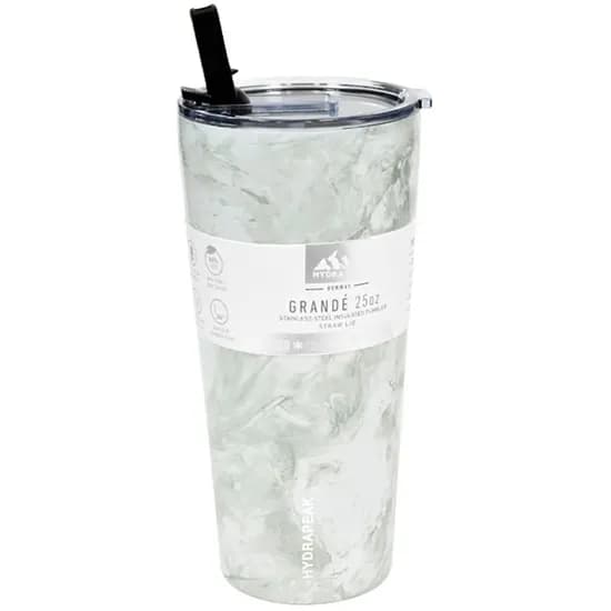 Copo Térmico Hydrapeak HP-GRANDE-25-Whitemrb 739ML - Branco Marmore