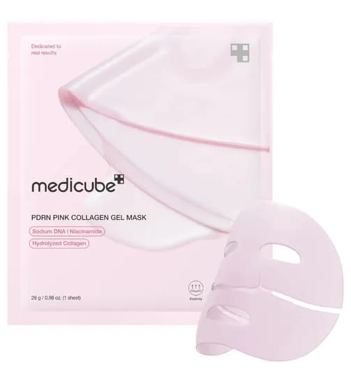 e. Medicube PDRN Pink Collagen Gel Mascara Facial 4PCS