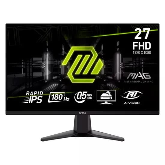 Monitor MSI Mag 255F E20 24.5" Full HD 200HZ HDMI DP - Preto