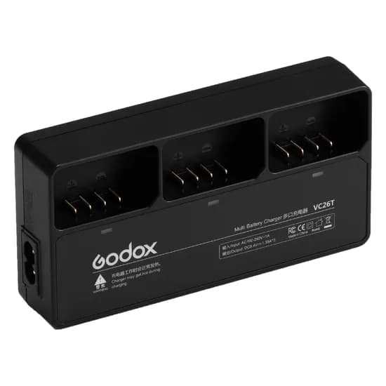 Carregador Godox VC26T para V1 Y AD100 Pro