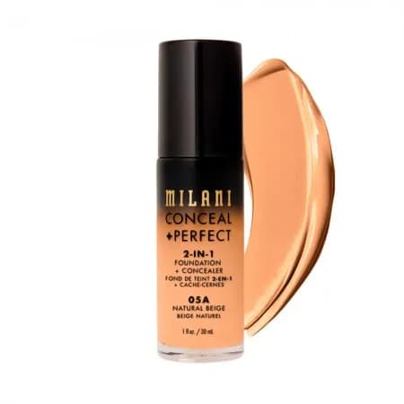 Base Corretivo Milani Conceal + Perfect 2-IN-1 05A Natural Beige 30ML