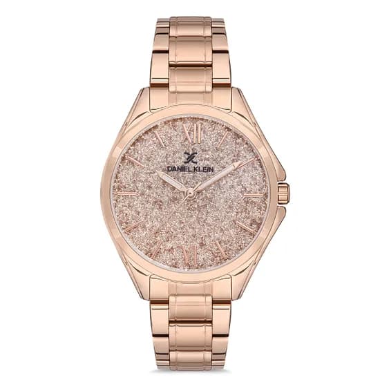 Relógio Analógico Feminino Daniel Klein DK.1.12721-3 Premium Ladies / Pulseira de Aço Inoxidável - Rose Gold