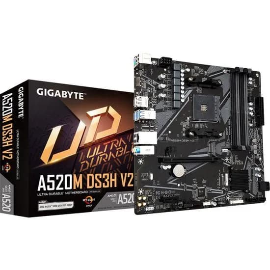 Placa Mae Gigabyte A520M DS3H V2
