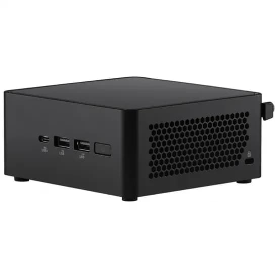 Mini PC Asus Nuc Pro RNUC14RVHI300001I, Intel Core 3 100U 1.20HZ (4.70GHZ), DDR5 Max 48GB 5600 So-DIMM X 2, 2X M.2 Nvme PCI-Exp 4.0 (128GB-4TB), (Memória e HD Não Inclusos), Wi-Fi 6E , Bluetooth 5.3