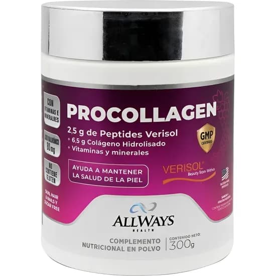 Supl. Allways Procollagen 300GR Frutas Negras