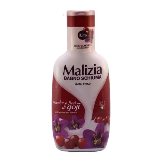 Sabonete Liquido Malizia Bagno Schiuma Flores e Sementes de Goji 1L