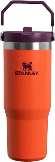 Garrafa Térmica Stanley Classic The Iceflow Flip Straw Tumbler 887ML - Plum Tigerlily