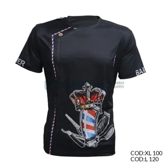 Camiseta de Barbeiro Tamanho L