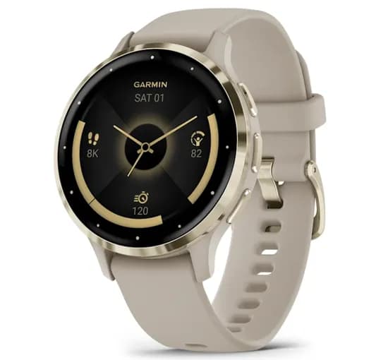 Garmin Relógio Venu 3S Soft Gold French 41MM 010-02785-02