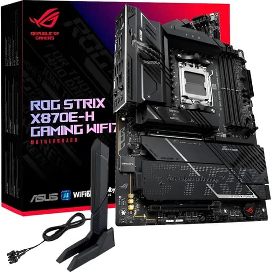 Placa Mãe Asus Rog Strix X870E-H Gaming WIFI7 AM5 DDR5